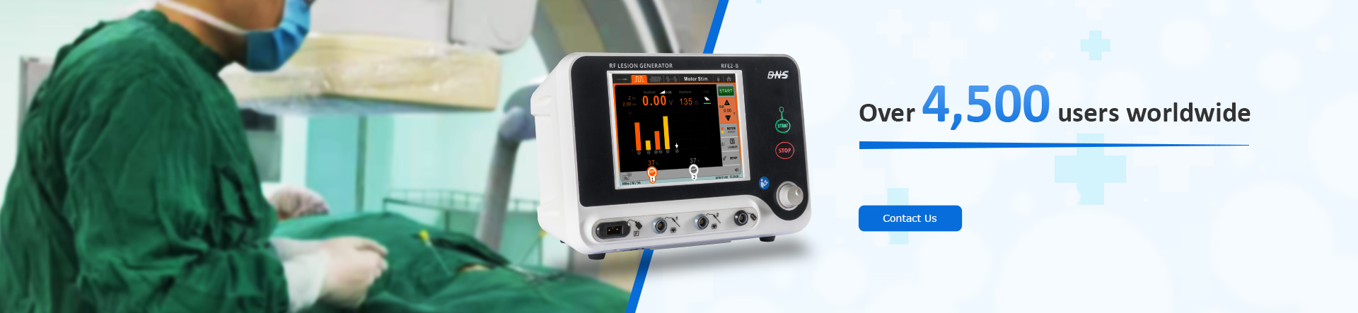 2-CH RF Lesion Generator for Pain Management